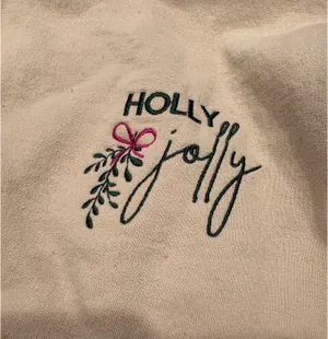 AGM Holly Jolly Crewneck Tan Size L thumbnail 2