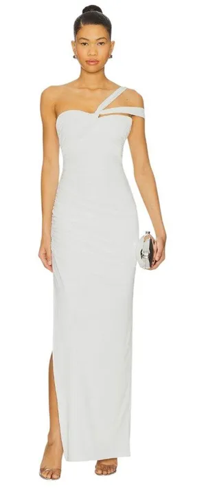 Superdown Cordelia Maxi Dress in White Large New Womens Gown thumbnail 1
