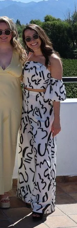 Benissimo Black And White Two Piece Set From Santorini thumbnail 1