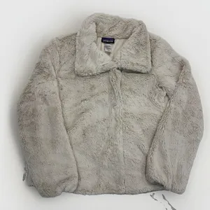 Patagonia Jacket Womens Size Small Pelage Cream High Pile Fleece Zip Up thumbnail 1