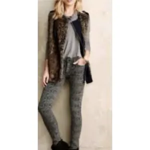 Mother The Looker Anything For‎ a Story Knit Wool Blend Pants Size 28 Tweed thumbnail 12
