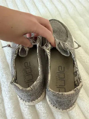 Hey Dude Casual Slip-On Shoes in Heather Taupe thumbnail 5
