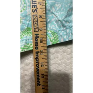 Lilly Pulitzer The Walsh Short Blue Green Tropical Print Size 6 Summer Preppy thumbnail 5