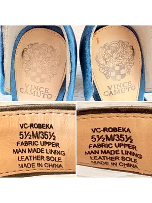 Vince Camuto Robeka Blue Velvet Fabric Strappy Buckle 4" Chunky Heel Sandal 5.5 thumbnail 10