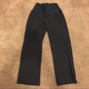 Ramilee Black Maternity Wide Leg Pants thumbnail 2