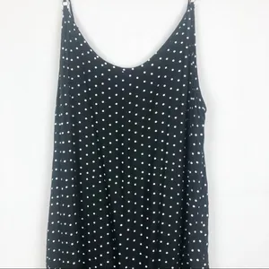 Polka Dot Sleeveless Ruffle Hem Tank Dress Size Medium thumbnail 11