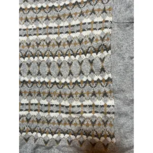 J. Crew Fair Isle Geometric Pattern Merino Wool Blend Crewneck Sweater Size‎ Med thumbnail 4