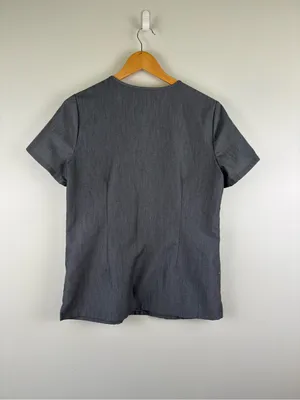 Figs Casma Three-Pocket Scrub Top Size Small Gray PO 1569 Style FW1100 thumbnail 3