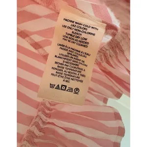 Free People $128 NWT We The Free Bailey Striped Crop Top Button-Down Shirt S thumbnail 8