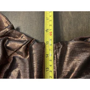 Sugarlips Sz Large Rina Metallic Aspen Dress Formal Wedding Gala Stretch Bronze thumbnail 6