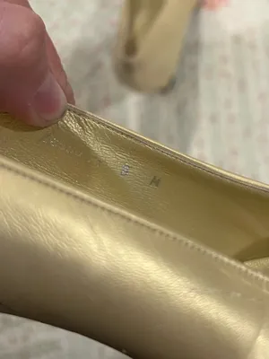 Charles Jourdan Metallic Gold Leather High Heel Pumps thumbnail 6