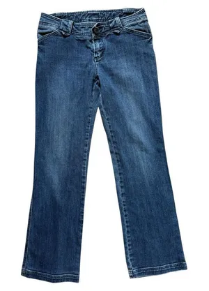 Womens Vintage Gap 2004 Y2K Dark Rinse Flare Leg Jeans - Sz 6R 6 Regular thumbnail 1