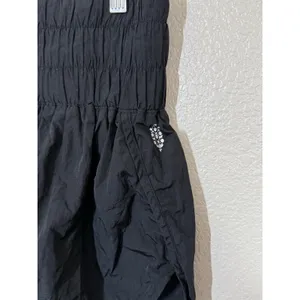 Free People Movement The Way Home Shorts Medium Black Nylon thumbnail 2