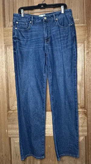 Seven7 women’s Straight Jeans in Dark Blue Denim size 6 thumbnail 1