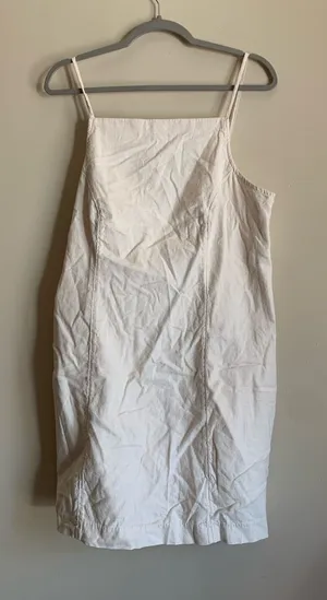 Abercrombie & Fitch Cream Lightweight Dress Women Size XLP Formal Summer thumbnail 1
