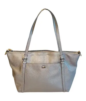 Coach Pewter Peyton Pocket Tote thumbnail 1