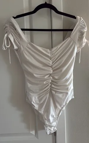 Princess Polly white bodysuit thumbnail 1