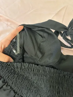 Lily rose black halter dress thumbnail 5