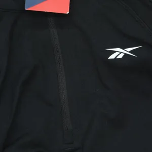 NWT Reebok Womens Identity 1/4 Zip Pullover 100202714 Black S thumbnail 5