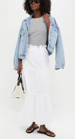 Tuckernuck Seersucker Maxi Skirt thumbnail 1