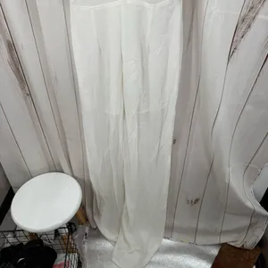 Reformation Women’s 6 White Vice Wide Leg Jumpsuit New thumbnail 5