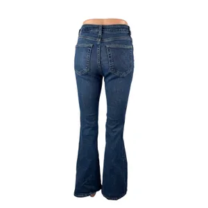 H&M Women's Blue Mid Rise Flared Y2k Bootcut Bell Bottom Denim Jeans Size 4 thumbnail 4