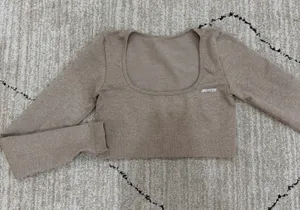 Bo+Tee Steve Long Sleeve Crop Top thumbnail 1