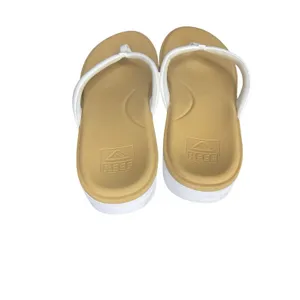 Reef Women's Size 9 Cushion Cloud White Tan Flip Flops Sandals Slip-Ons thumbnail 9