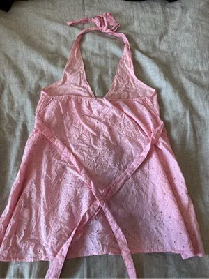Y2K So Wear It Declare It Baby Pink Halter Top thumbnail 5