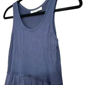 LOFT Women's Navy Textured Sleeveless Maxi Dress XS thumbnail 4