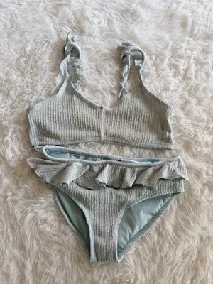 Hurley Girls Ruffle Bikini 2-Piece Swimsuit Set thumbnail 1