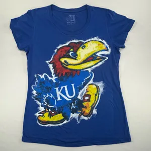 My U KU Graffiti Jayhawk NCAA Fan Gear Kansas University Sz Lg thumbnail 5