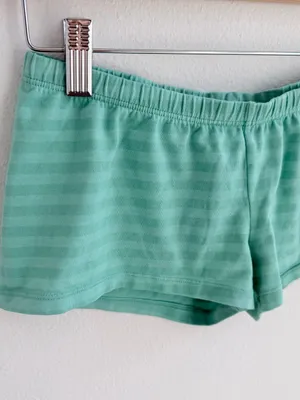 Brandy Melville Mint Green Striped Boyshort Shorts NWT thumbnail 3