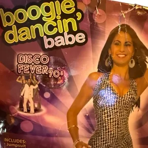 Vintage Boogie Dancin' Babe Halloween Costume Jumpsuit thumbnail 7