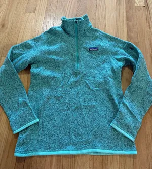 Patagonia Blue Green Better Sweater Pullover Sz M thumbnail 1