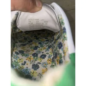 Kate Spade Women's Lift‎ White/green Leather Casual Sneakers Shoes Size 8.5 B thumbnail 5