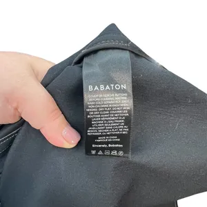 Aritzia Babaton Pelli Hip Shirt Jacket Vegan‎ Leather Shacket Gray Green XS thumbnail 14