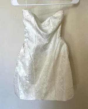 Babyboo ELENORA MINI DRESS - IVORY thumbnail 3