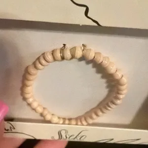 SSEKO Chic Cream Beaded Bracelet‎ with Charm thumbnail 2