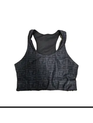 Womens Tennessee Volunteers Reversible Sports Bra Size XLARGE Black Orange Vols thumbnail 4