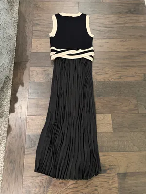 New with Tags THML Mixed Media Midi Dress Sz S thumbnail 12