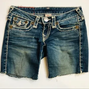 True Religion Billy Super T raw hem Shorts thumbnail 13