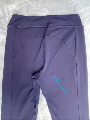 ALO Yoga Navy Mid Rise Performance Leggings Pilates Gym Training Outdoor XXS thumbnail 8