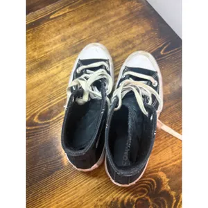 Converse‎ Black Platform Sneakers Size 5 thumbnail 7
