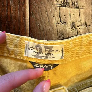 We The Free Free People Yellow Shorts 27 CRVY thumbnail 6