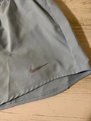 Nike Women's Powder Blue Athletic Shorts with Elastic Waistband Size Small thumbnail 2