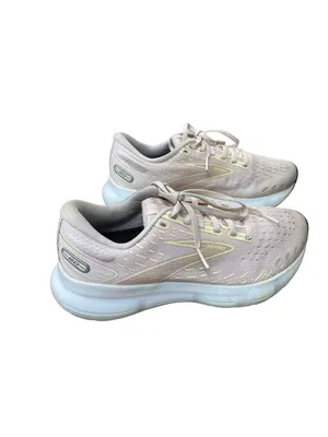 Brooks Glycering 20 womens pink white walking running sneakers sz 8 SKU 10-574 thumbnail 3