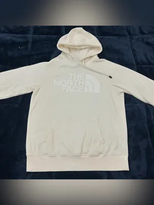 The North Face White Out Graphic Logo Pullover Hoodie Sweatshirt Women’s Size S thumbnail 4