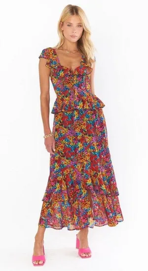 Show Me Your MuMu Reese Ruffle Dress thumbnail 1