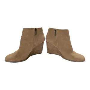 Lucky Brand Wedge Tan Bootie Size 9 M thumbnail 3
